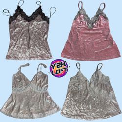 Y2K Soft Girl Core Cami tops