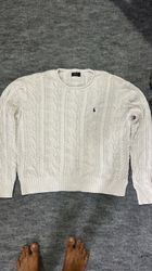 Suéter de malha trançada Ralph Lauren