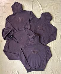 Stussy rework style pullover hoodies