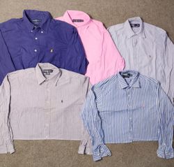tops curtos reciclados Ralph Lauren