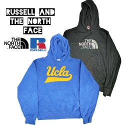 North Face & Russell Sweatshirts/Hoodies
