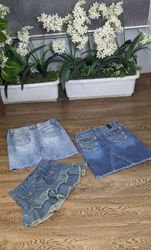 Y2K Denim Mini Skirts