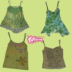 Green Dreams Mix Cami Tops (Aug-74)