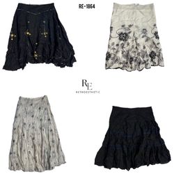 Y2Kフェアリーコアコットンスカート (RE-1864)