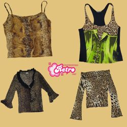 Animal print Mix Tops (Aug-77)