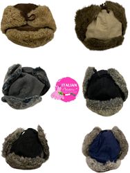 Y2K vintage essential fur caps