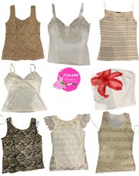Y2K strapy & net tops