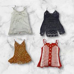 Y2K unbranded lace Cami Top