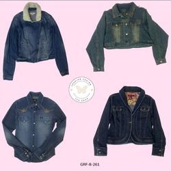 Jaqueta de Denim Vintage Y2K – Essencial Retro com..