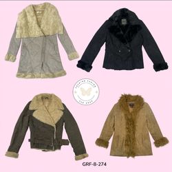 Authentic Y2K Fur Jacket – Rare Vintage Find (GRF-..