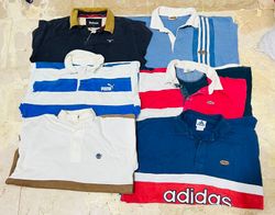 Pacote de 6 camisas de rugby vintage de clubes da ..