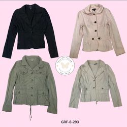Jaqueta de Algodão Retro Y2K – Estética Clássica d..