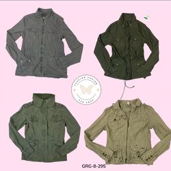 Authentic Y2K Cotton Jacket – 2000s Fashion Throwb..