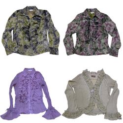 Y2K Style Women’s Beaded  Tops