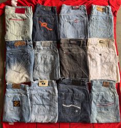 Denim hip hop jorts