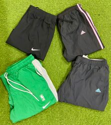 Calças de treino Nike e adidas