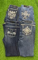 Jeans femininos Y2K da Vigoss