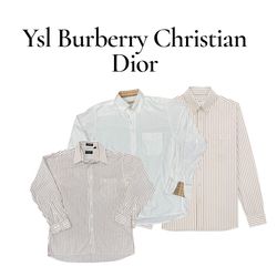 Burberry, Christian Dior, YSL Shirts