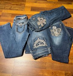 GB06 Y2K Rock Revival And Miss Me Jeans