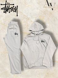 Stussy rework style stussy tracksuits in Cream col..