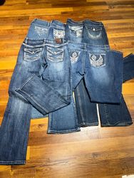 GB08 Y2K Embellished Jeans