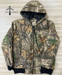 Carhartt rework style jungle print jacket