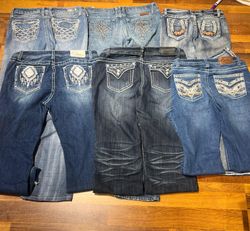GB12 Y2K Embellished Flare Jeans