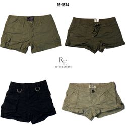 Y2K Retro Stil Baumwollshorts(RE-1874)