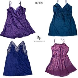 Y2K Soft Girl Silk Slips (RE-1875)