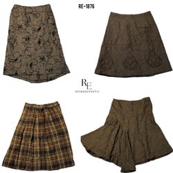 Saia de Mistura de Lã Y2K (RE-1876)