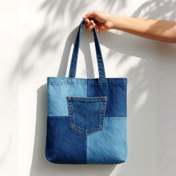 Upcycled Denim Tote-Bags