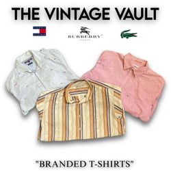 Tommy Lacoste and Burberry Shirts