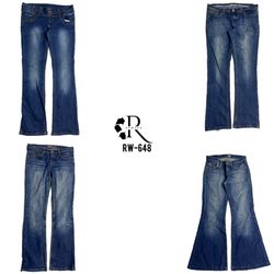 Y2K IT Girl jeans de denim(RW-648)