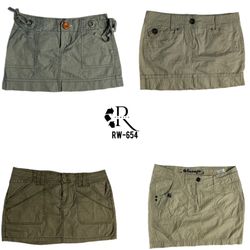 Saia Mini de Algodão Única Y2K (Rw-654)