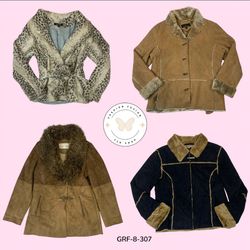 Y2K Vintage Faux Fur Coat – Iconic Retro Glam Oute..