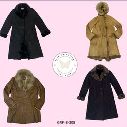 Y2K Statement Fur Coat – Bold Retro Aesthetic (GRF..