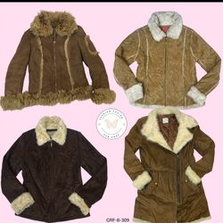 Authentic Y2K Faux Fur Coat – Timeless Vintage Out..