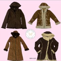 Authentic Y2K Fur Jacket – Retro Glam Essential (G..