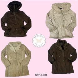 Y2K Vintage Fur Coat – Iconic Throwback Fashion (G..