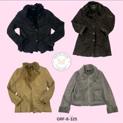 Y2K Statement Fur Coat – Authentic 2000s Look  (GR..