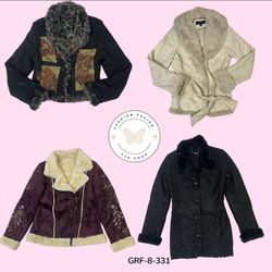 Vintage Y2K Faux Fur Coat – Iconic Streetwear Aest..