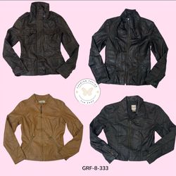 Retro Y2K Leather Jacket – Classic Grunge & Street..