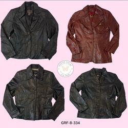 Authentic Y2K Leather Jacket – Timeless Vintage Ou..