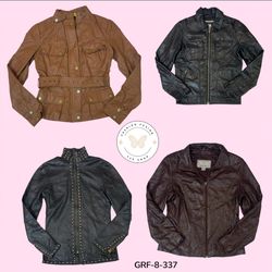 Y2K Vintage Leather Jacket – Retro 2000s Streetwea..