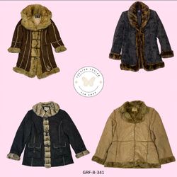 Y2K Vintage Fur Coat – Classic Winter Statement (G..