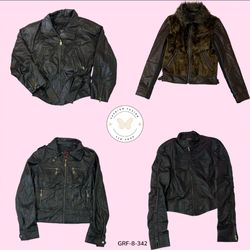 Authentic Y2K Leather Jacket – Iconic 2000s Fashio..