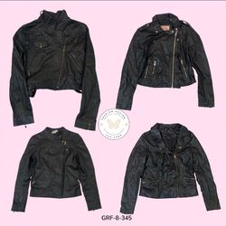 Y2K Vintage Leather Jacket – Iconic 2000s Streetwe..