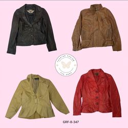 Authentic Y2K Leather Jacket – Timeless Vintage Ou..