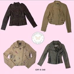 Vintage Y2K Leather Jacket – Edgy Retro Wardrobe M..