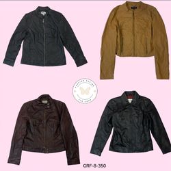 Authentic Y2K Leather Jacket – Iconic 2000s Fashio..